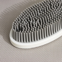 Щётка универсальная Raccoon, 12&times;6,5&times;2,5 см, TPR ворс, 1,6 см