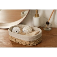 Шарики для стирки белья Доляна &laquo;Ёжики&raquo;, 2 шт, цвет белый