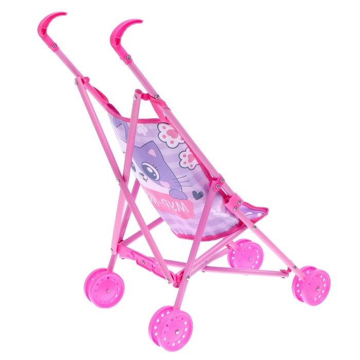 Коляска для кукол &laquo;Мур-мяу&raquo;, трость