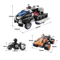 Конструктор Полиция &laquo;Операция Захват&raquo;, 517 деталей