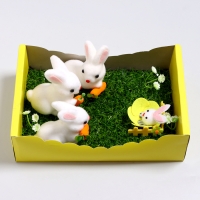 Пасхальный декор «Зайчики на травке» 24 × 19 × 11 см Пасхальный декор «Зайчики на травке» 24 × 19 × 11 см