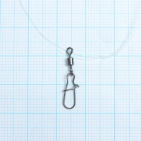 Оснастка фидерная X-Feeder Симметричная петля, 0.28 мм, карабин №6, крючок №8, 60 г