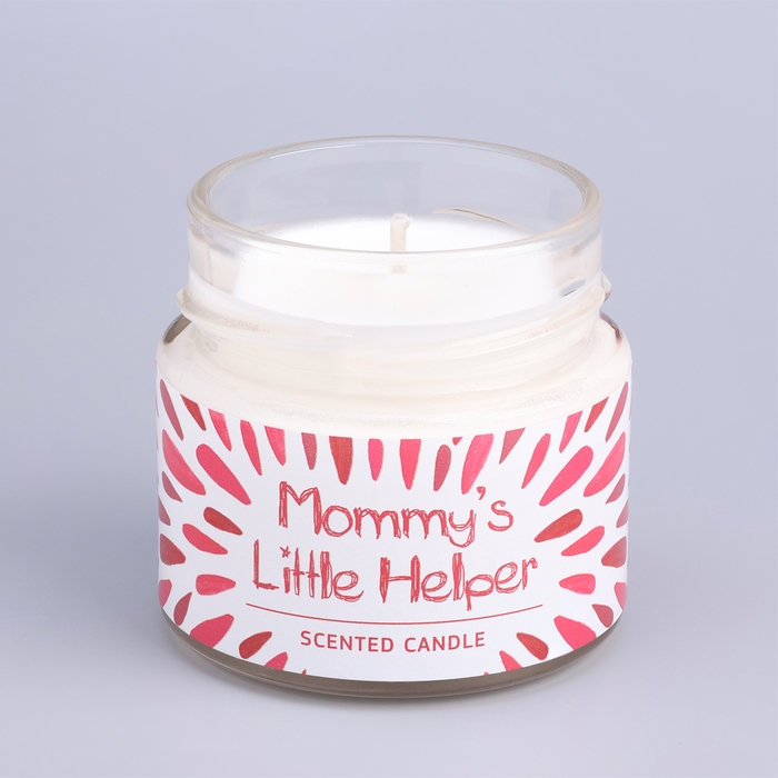 Свеча ароматическая в банке Свеча ароматическая в банке "Малиновый десерт", совый воск, 80 г