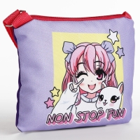 Набор подарочный для девочки "Аниме", сумка, блокнот Набор подарочный для девочки "Аниме", сумка, блокнот