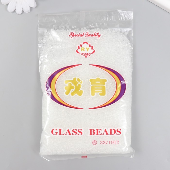 Бисер стекло 12/0 Бисер стекло 12/0 "Прозрачный" 450 гр