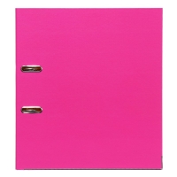 Папка-регистратор А4, 75 мм, Lamark, ПВХ, двухстороннее покрытие, металлическая окантовка, карман на корешок, собранная, розовый/желтый Папка-регистратор А4, 75 мм, Lamark, ПВХ, двухстороннее покрытие, металлическая окантовка, карман на корешок, собранная, розовый/желтый