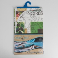 Скатерть на нетканой основе многоразовая с бейкой &laquo;Мажор&raquo;, 135&times;110(+/-5) см, цвет микс