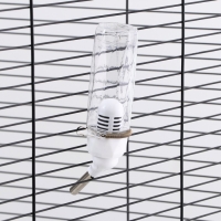 Поилка для грызунов, 80 мл, крепление-пружинка, белая Поилка для грызунов, 80 мл, крепление-пружинка, белая