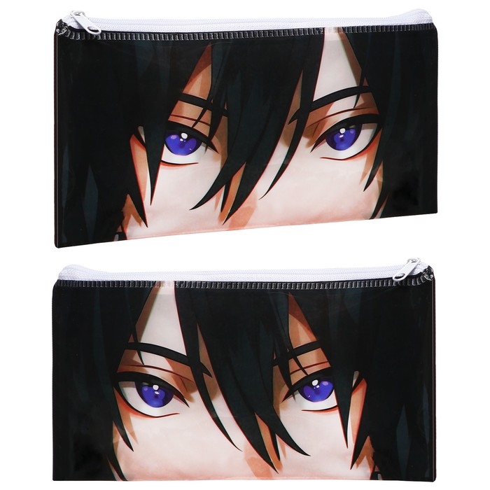Пенал мягкий Пенал мягкий "Аниме мир" Calligrata, 95х205 мм, 1 отделение, плоский, ПВХ