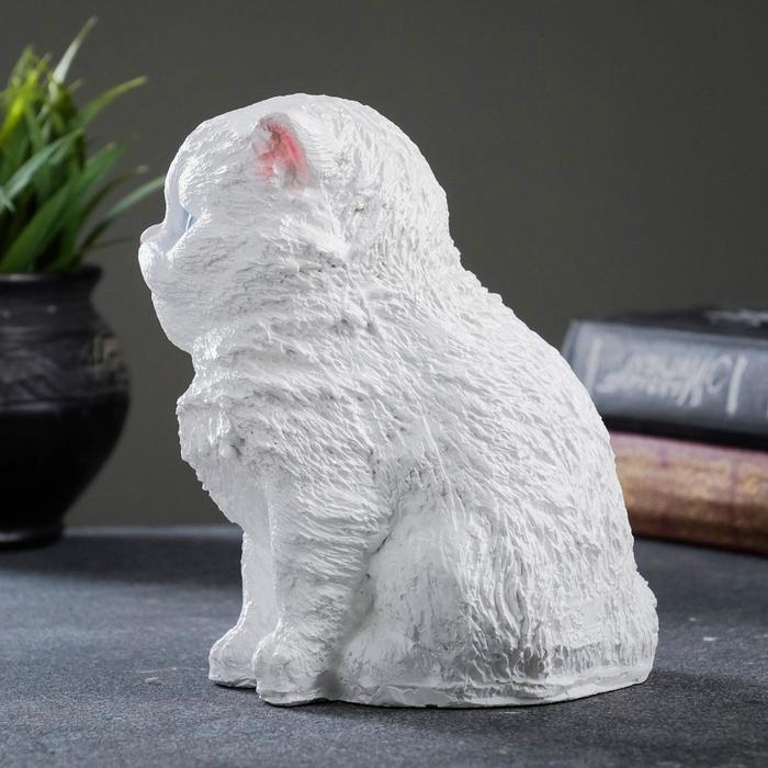 Копилка Копилка "Котенок малый" белый, 16х12см