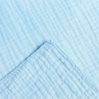 Пелёнка муслиновая Крошка Я "Light blue", 135х100см, двухслойная, 100 % хлопок