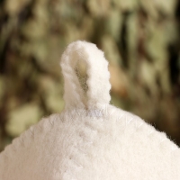 Шапка для бани с вышивкой "С Новым Годом" Шапка для бани с вышивкой "С Новым Годом"