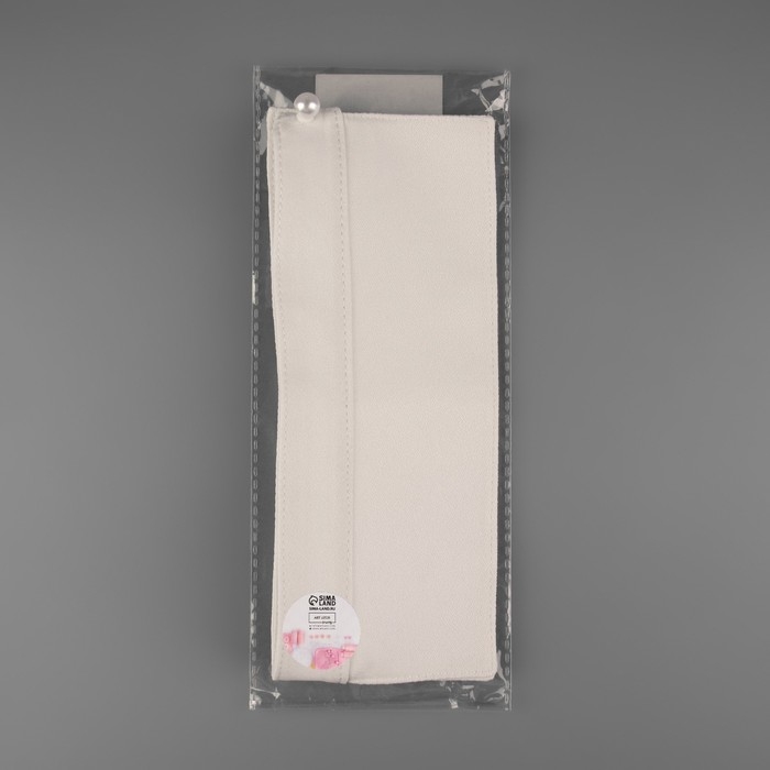 Воротник съёмный, 43 &times; 5 см, цвет айвори