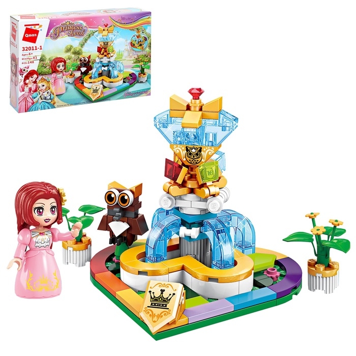 Конструктор для девочек &laquo;Принцессы. Фонтан&raquo;, 148 деталей