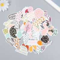 Наклейки для творчества "Лесные звери" набор 50 шт 7х4 см Наклейки для творчества "Лесные звери" набор 50 шт 7х4 см