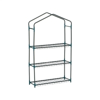 Стеллаж для рассады, 3 полки, 110 &times; 22 &times; 65 см, металлический каркас d = 12 мм, без чехла, Greengo