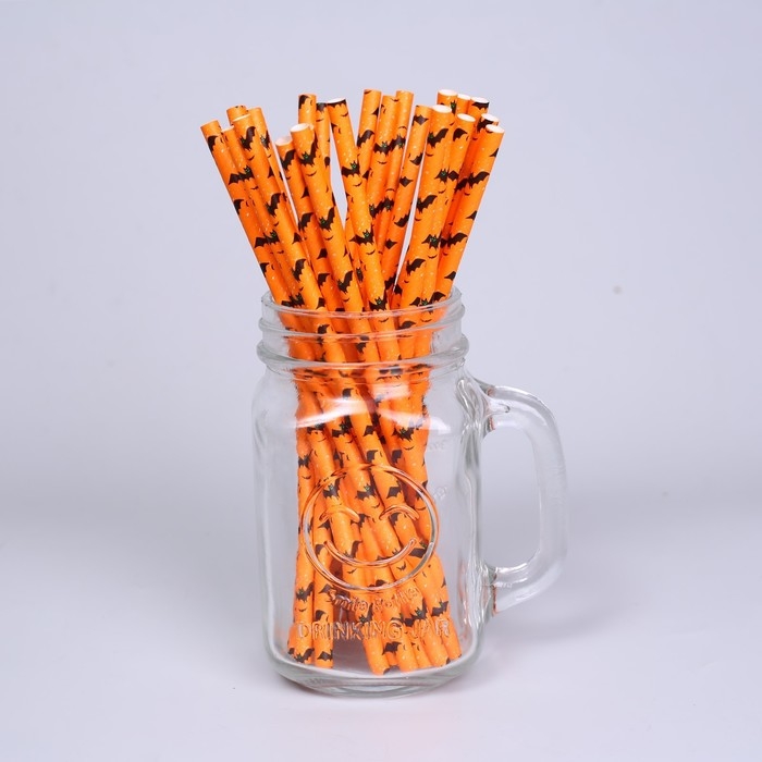 Трубочки для коктейля &laquo;Летучая мышь&raquo;, в наборе 25 штук