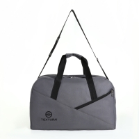 Сумка дорожная на молнии TEXTURA, большой размер, цвет серый Сумка дорожная на молнии TEXTURA, большой размер, цвет серый