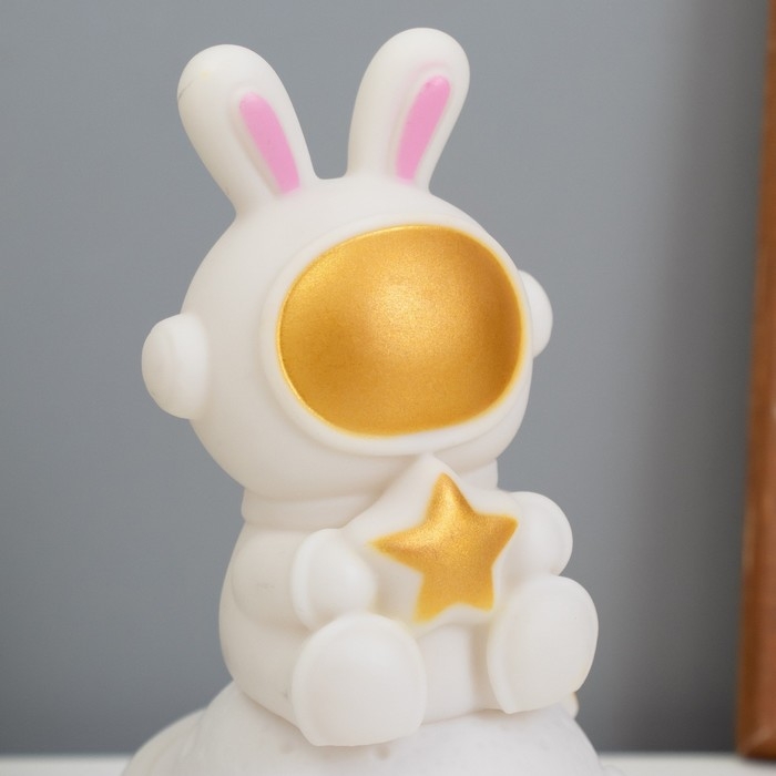 Светильник "Заяц со звездой на сатурне" 2Вт LED LR44 5х8х13см