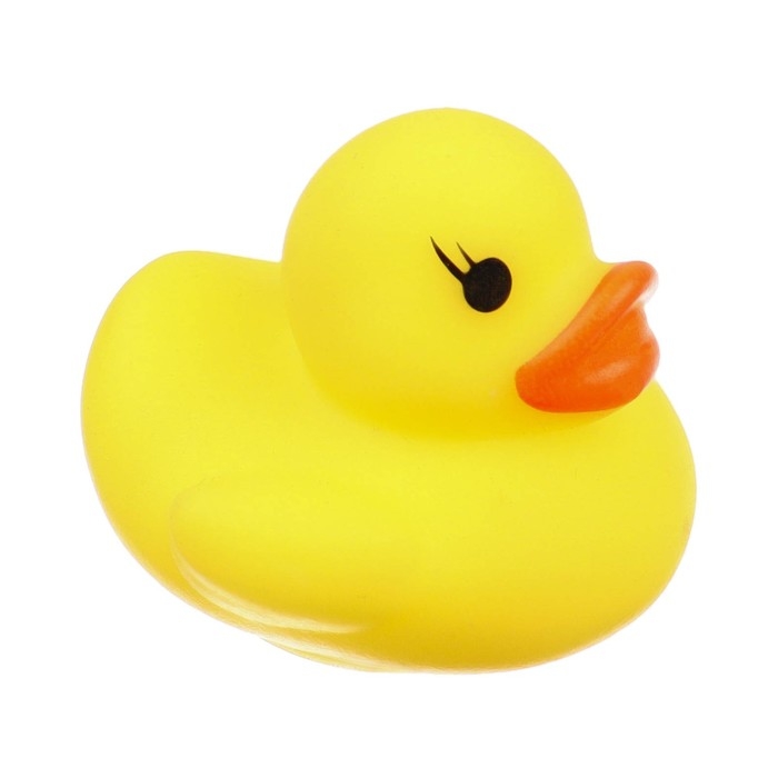 Набор резиновых игрушек для ванны &laquo;Мыльница: Утки&raquo;, 13 см, с пищалкой, 4 шт, Крошка Я