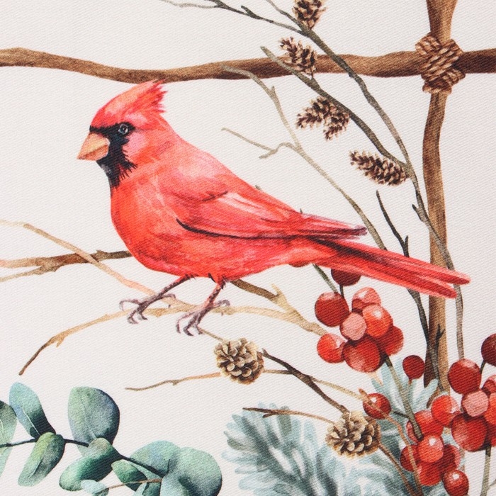 Полотенце Этель Полотенце Этель "Пуансетия" 40х73 см, 100% хлопок, саржа 190 г/м2