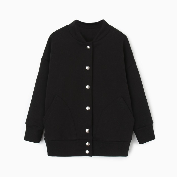 Бомбер детский MINAKU цвет чёрный, рост 110 см Бомбер детский MINAKU цвет чёрный, рост 110 см