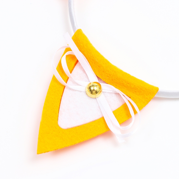 Карнавальный ободок "Ушки" с бантиком, цвет МИКС