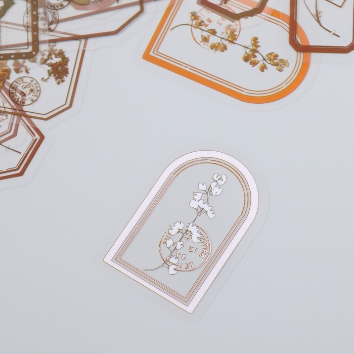 Наклейки для творчества Наклейки для творчества "Теги - Дикие цветы" набор 30 шт 0,2х8х11 см