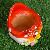 Фигурное кашпо "Гриб" 14х13х13см