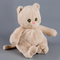 Мягкая игрушка «Котик», 25 см, цвет кремовый Мягкая игрушка «Котик», 25 см, цвет кремовый