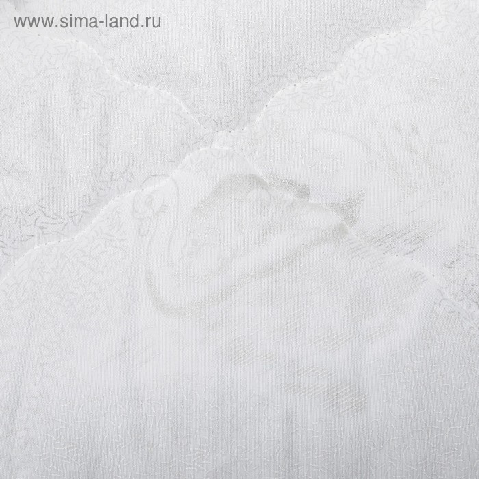 Одеяло стандартное 172х205 см, иск. лебяжий пух, ткань глосс-сатин, п/э 100%