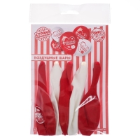 Воздушный шар латексный 12" &laquo;С праздником, любимый&raquo;, 5 шт.