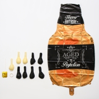 Набор воздушных шаров «День рождения настоящего мужчины», латекс, фольга Набор воздушных шаров «День рождения настоящего мужчины», латекс, фольга