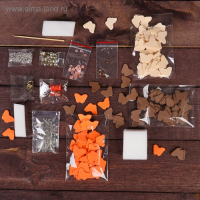 Мозаика из пайеток на холсте &laquo;Девочка с бабочками&raquo;