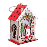 Новогодний декор с подсветкой &laquo;Дед Мороз с подарками&raquo; 9 &times; 6 &times; 12,5 см