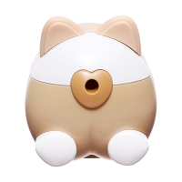 Точилка механическая с контейнером, Ушки бежевый/белый Точилка механическая с контейнером, Ушки бежевый/белый