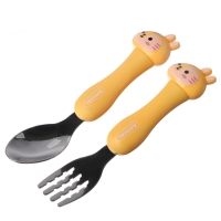 Набор детских столовых приборов в футляре &laquo;Тигрята&raquo;, вилка, ложка