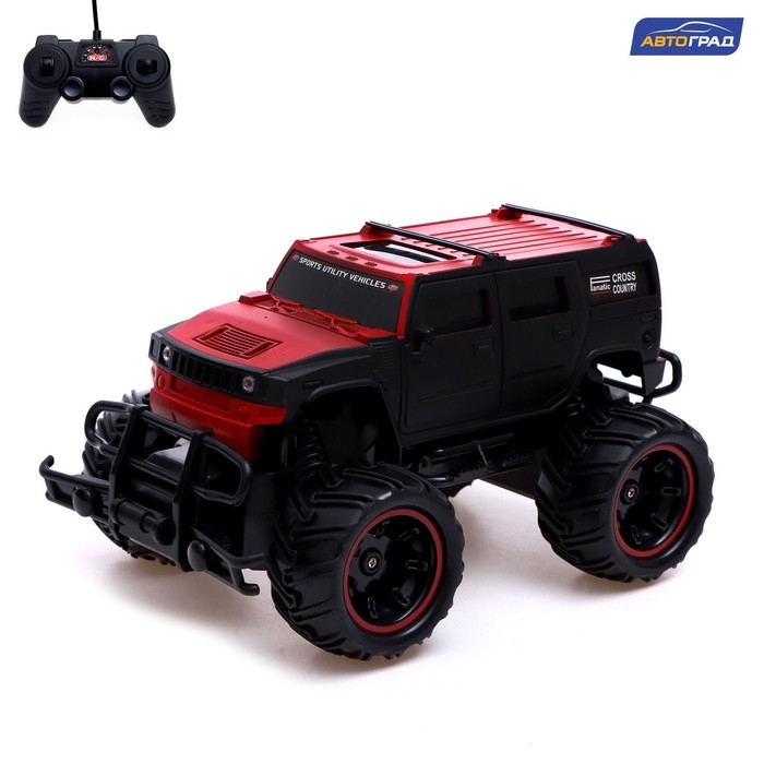 Джип «Бигфут», радиоуправляемый, 1:20, работает от аккумулятора, цвет чёрный Джип «Бигфут», радиоуправляемый, 1:20, работает от аккумулятора, цвет чёрный