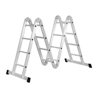 Лестница-трансформер ТУНДРА, алюминиевая, 4х4 ступени Лестница-трансформер ТУНДРА, алюминиевая, 4х4 ступени