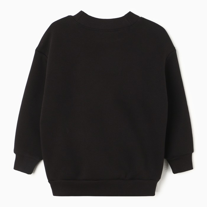 Свитшот для мальчика, цвет чёрный, размер 116 см Свитшот для мальчика, цвет чёрный, размер 116 см