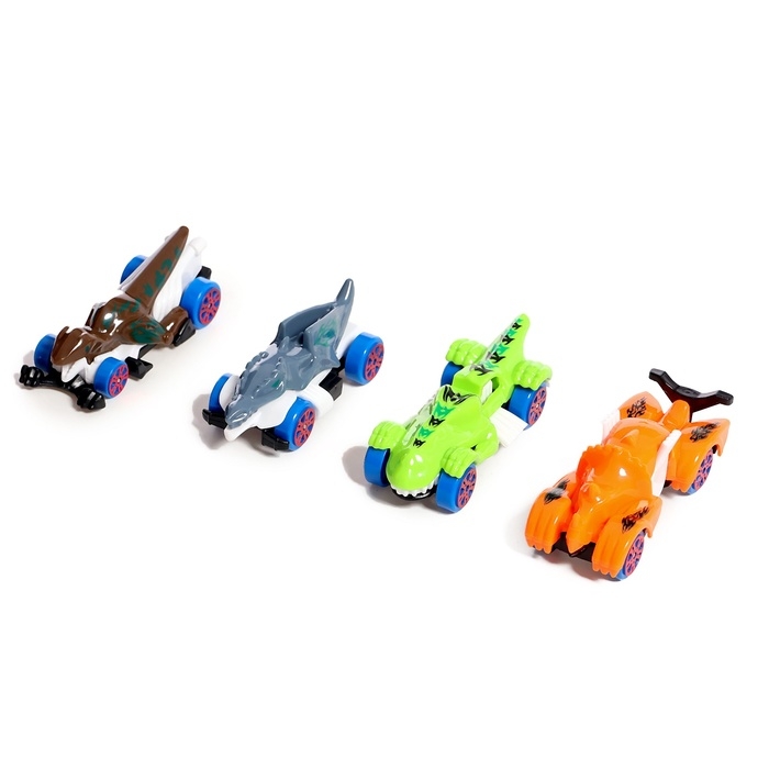 Парковка &laquo;Робот&raquo;, 4 машинки в наборе