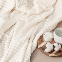 Плед Этель «Клетка» 150*200 см, цв.молочный, корал-флис, 240гр/м2, 100% полиэстер Плед Этель «Клетка» 150*200 см, цв.молочный, корал-флис, 240гр/м2, 100% полиэстер