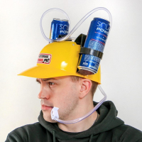 Каска &laquo;Для состояния нестояния&raquo;, с отверстиями под банки