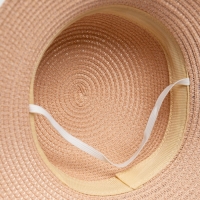 Шляпа для девочки MINAKU, цв. пудра, р-р 54 Шляпа для девочки MINAKU, цв. пудра, р-р 54