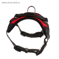 Шлейка К7 мягкая светоотражающая, размер XL, ОГ 74-92 см, вес 28-47,5 кг, красная Шлейка К7 мягкая светоотражающая, размер XL, ОГ 74-92 см, вес 28-47,5 кг, красная