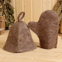 Набор банный "Темный" портфель, 5 предметов Набор банный "Темный" портфель, 5 предметов