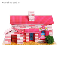 Конструктор из кирпичиков «Домик», 309 деталей Конструктор из кирпичиков «Домик», 309 деталей