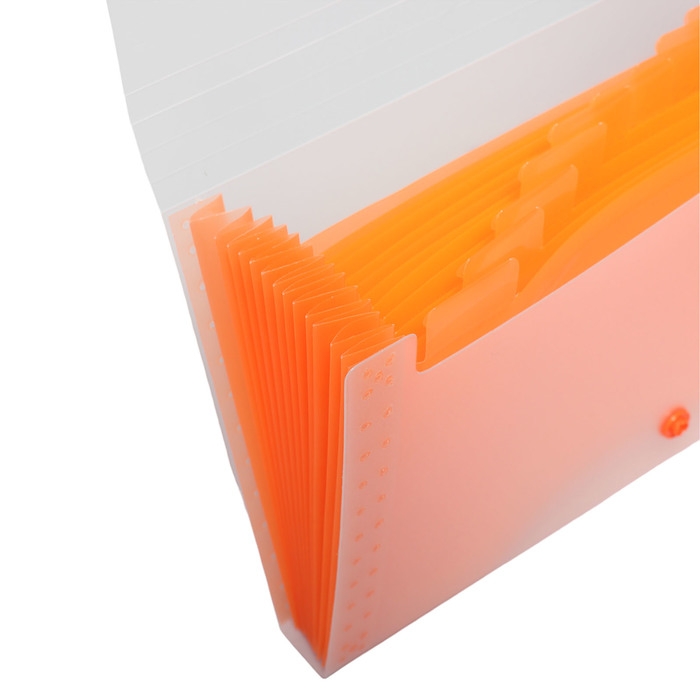 Папка-картотека А4 на кнопке 13 отделений, ErichKrause, Matt Neon, пластик прозрачный, микс Папка-картотека А4 на кнопке 13 отделений, ErichKrause, Matt Neon, пластик прозрачный, микс