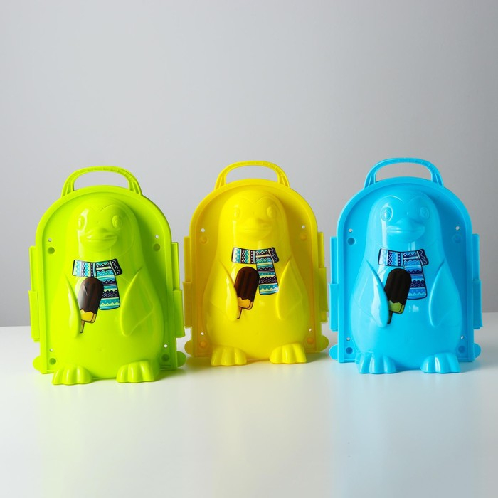 Снежколеп-песколеп &laquo;Пингвинчик&raquo;, цвета МИКС, на новый год