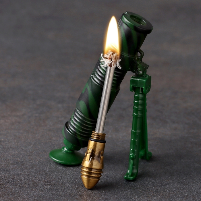 Вечная спичка Вечная спичка "Миномет" туристическая, с кольцом